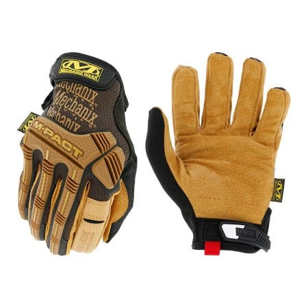Mechanix Wear Mechanix Wear Durahide M-Pact Leather Work Gloves, Brown, Extra Large LMP-75-011